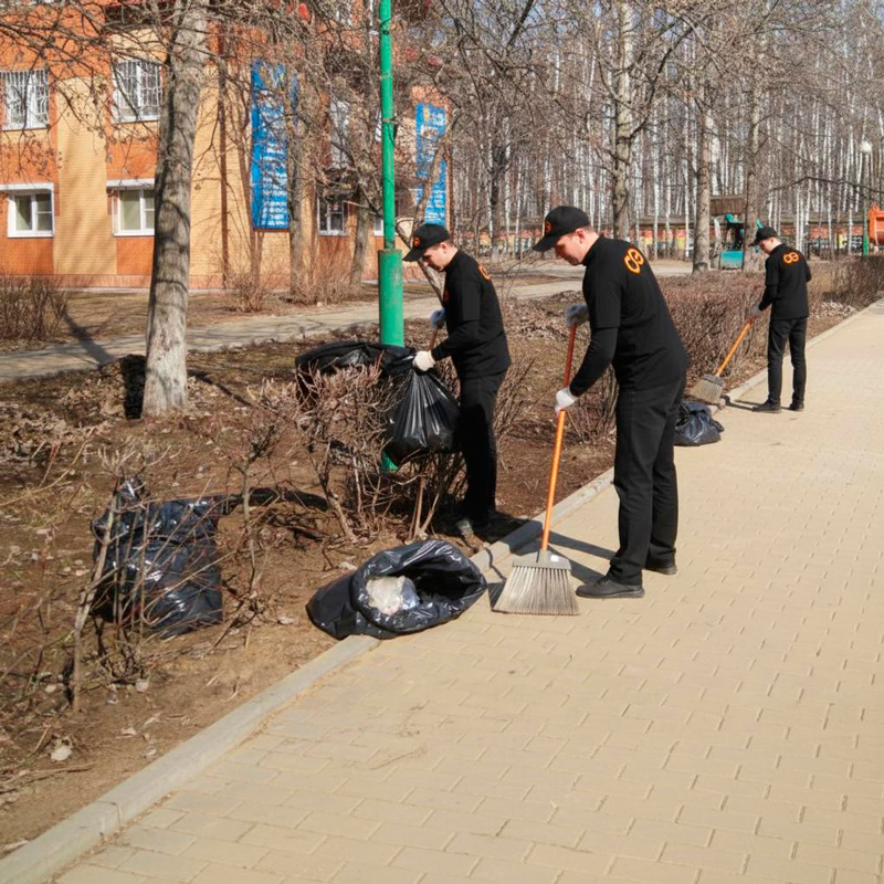 Уборка территории  в Шадринске